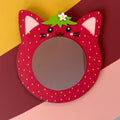 Strawberry Cat Mirror