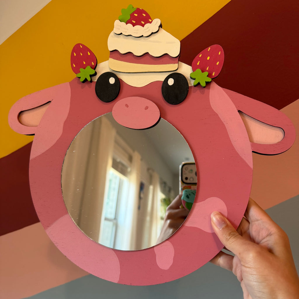 Strawberry Shortcake Cow Mirror