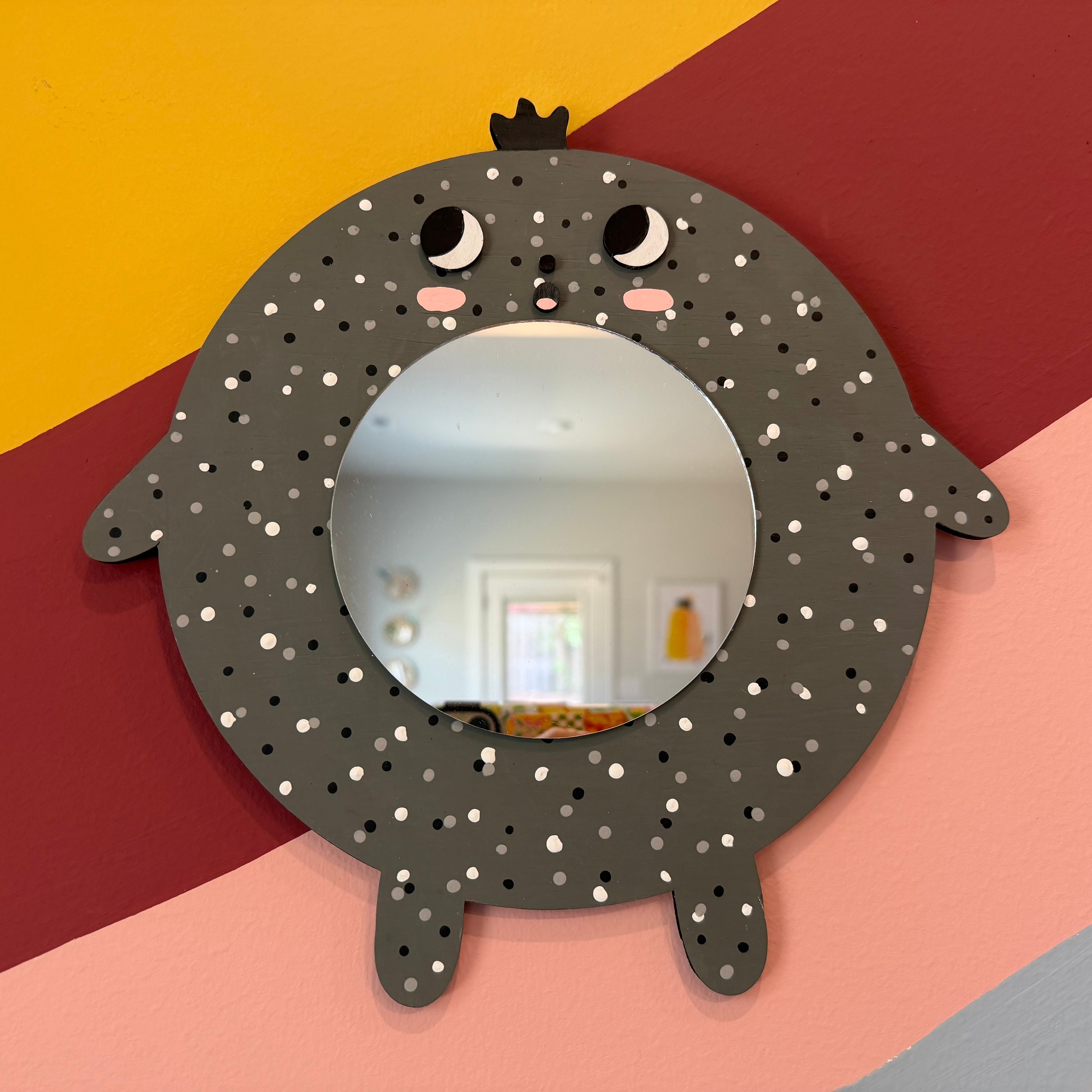 Gray Blob Mirror