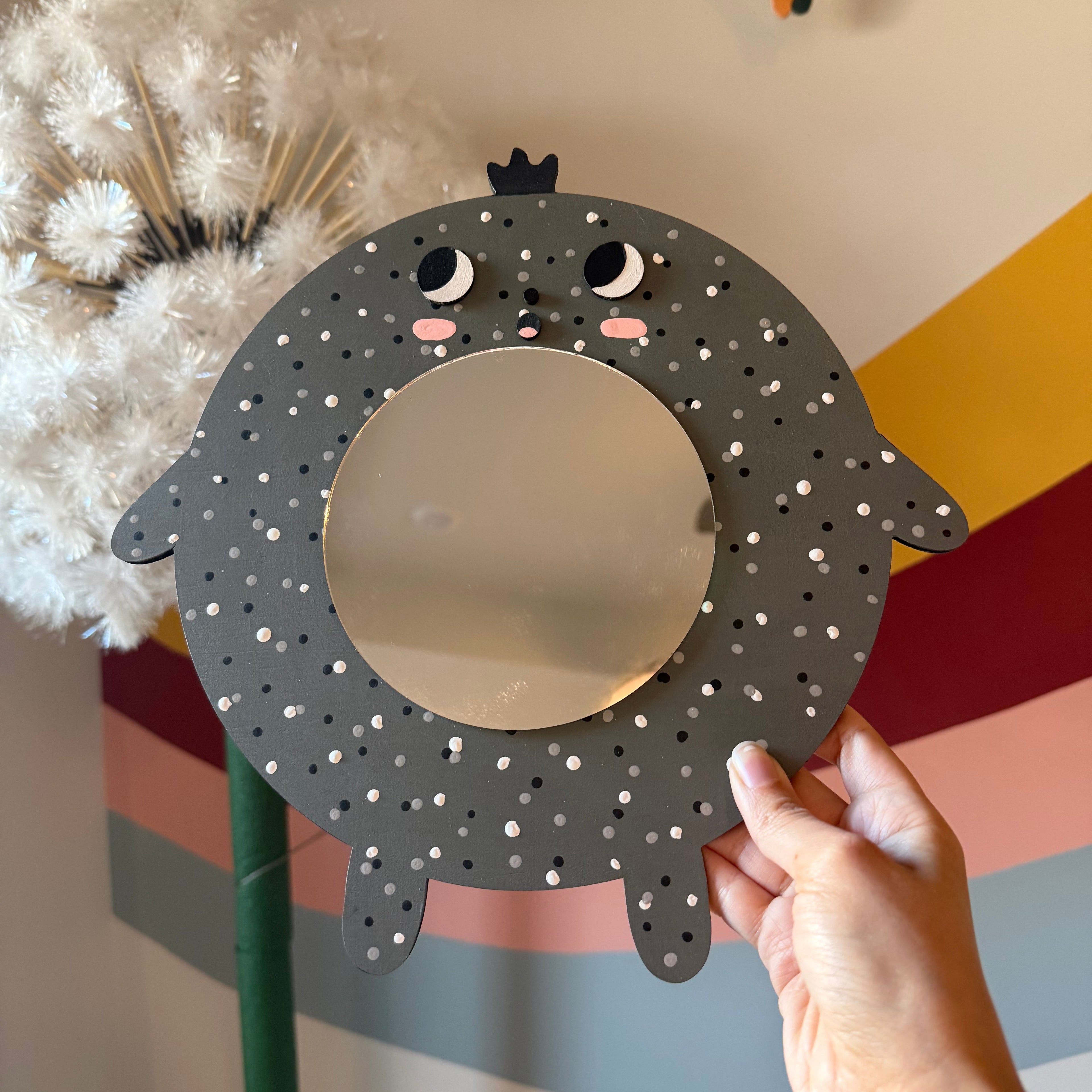 Gray Blob Mirror