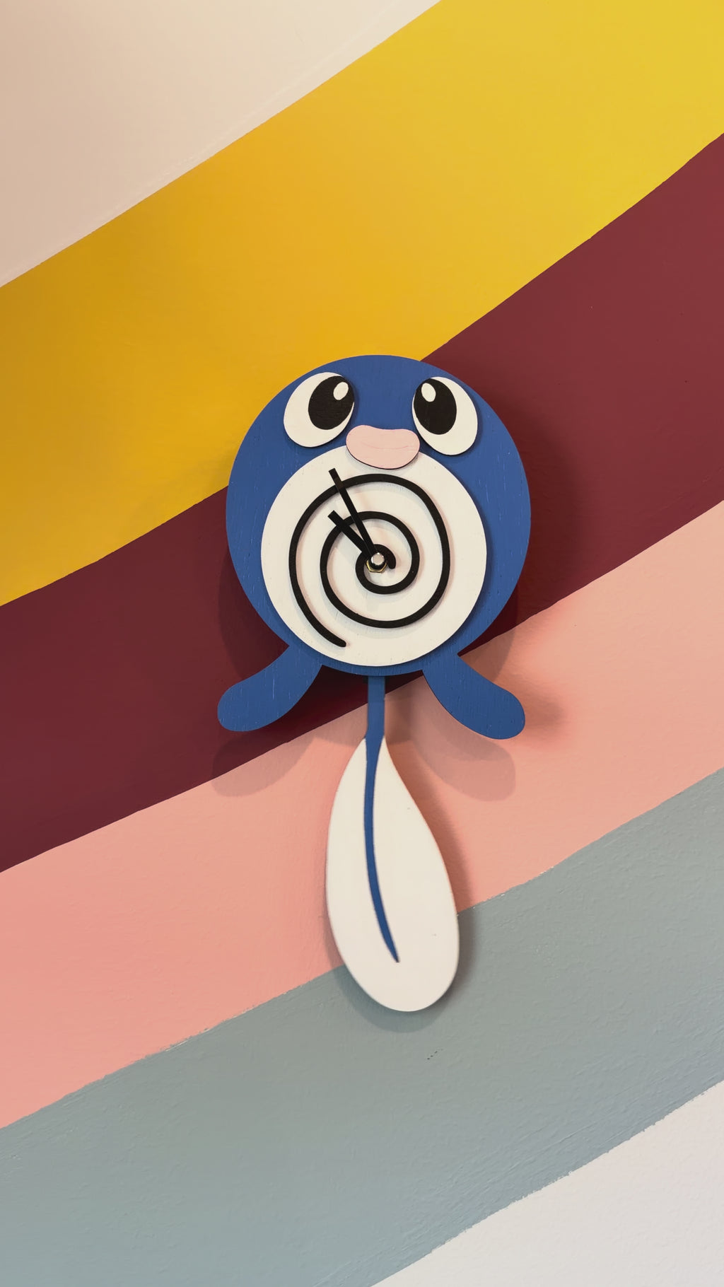 Poliwhirl Pendulum Clock